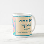 Mug Né pour être une Vierge (Devant droit)