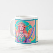 Mug Né pour être une Vierge (Devant gauche)