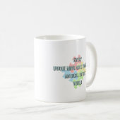 Mug Né pour être unique - Dessin de dragon - Sensibili (Devant droit)