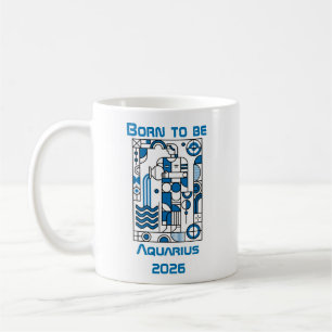 Mug Né pour être Verseau