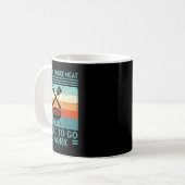 Mug Né Pour Griller La Viande Forcé À Travailler Fun B (Devant gauche)