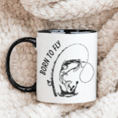 Mug Né pour la pêche à la mouche