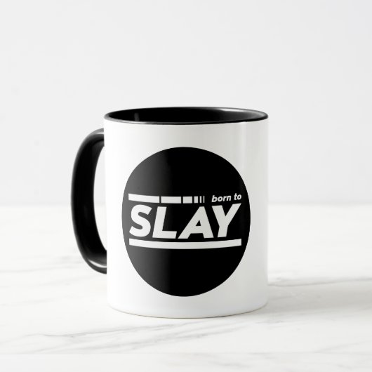 Mug Né Pour La Typographie De L'Épingle (Devant gauche)
