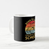 Mug né pour labourer forcé d'aller à l'école (Devant gauche)