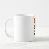 Mug Né pour patiner, forcé d'étudier Squelette drôle (Gauche)