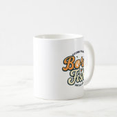 Mug Né pour pêcher (Devant droit)