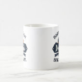 Mug Né pour pêcher, construit pour rembobiner (Centre)
