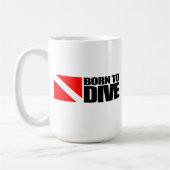 Mug Né Pour Plonger (Gauche)