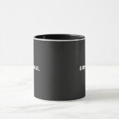 Mug Né pour voyager à travers le monde (Centre)