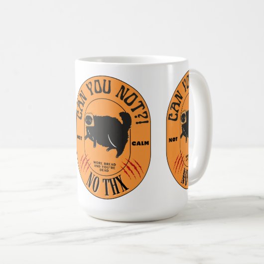 Mug Ne pouvez-vous pas vous lancer (Devant droit)