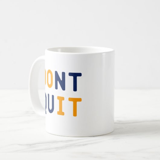 Mug Ne Quittez pas. (Devant gauche)