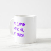 Mug Ne rassemblez jamais n'importe quoi que vous ne (Devant gauche)