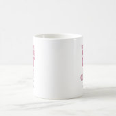 Mug Ne regardez pas le chat - Drôle chat blanc (Centre)