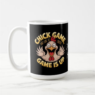 Mug Ne regardez pas le jeu de poule le plus drôle