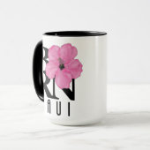 Mug NÉ rose Maui 15oz (Devant gauche)