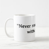 Mug Ne rôtissez jamais votre âne sans beurre (Gauche)