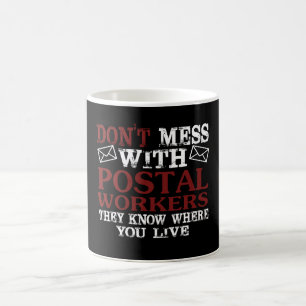 Mug Ne salissez pas le travailleur postal