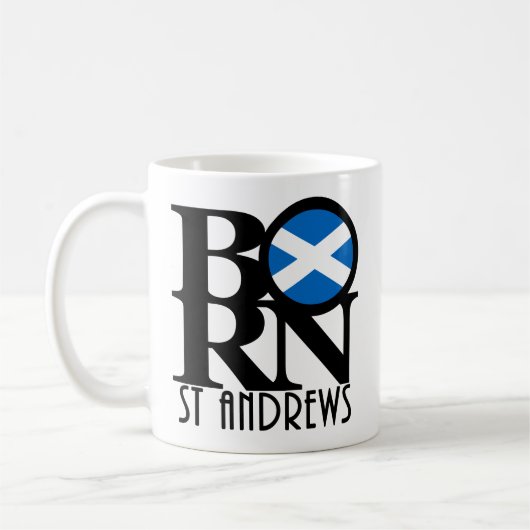 Mug NÉ Sant Andrews Écosse 11oz (Gauche)