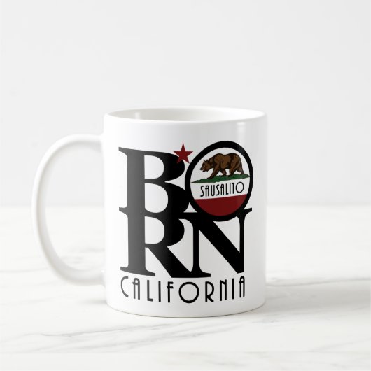 Mug NÉ Sausalito CA 11oz (Gauche)