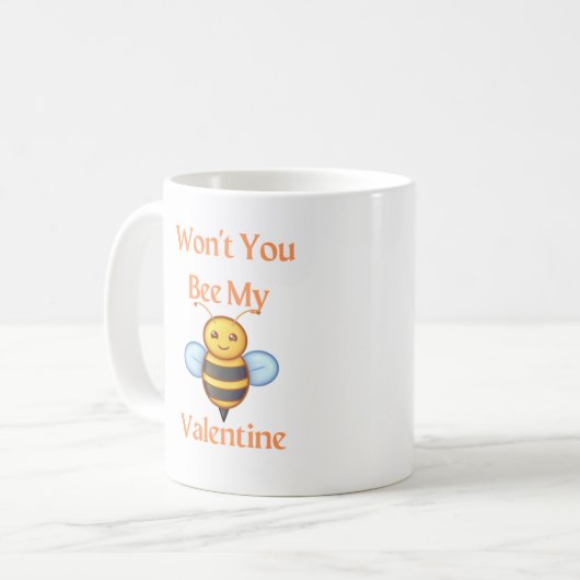 Mug Ne seras-tu pas ma Saint-Valentin ? (Devant gauche)