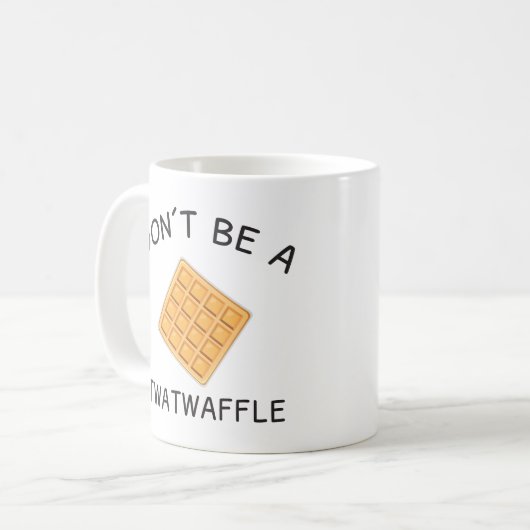 Mug Ne sois pas une gaufre (Devant gauche)