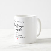 Mug Ne sous-estimez jamais la différence que vous avez (Devant droit)