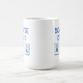Mug Ne soyez pas crétois Mahjong Blue Crak Carreaux (Centre)
