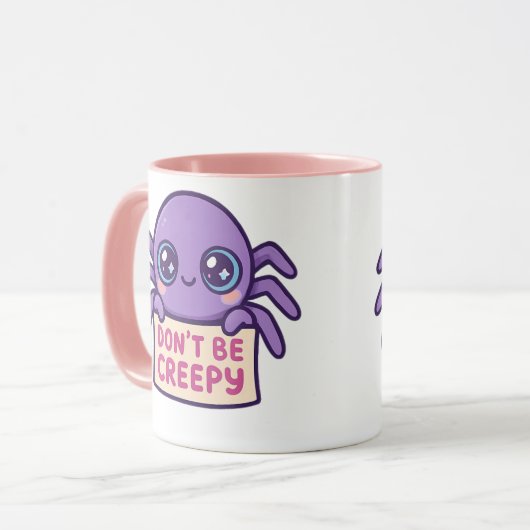 Mug Ne soyez pas Déplaisant Éffrayant (Devant gauche)