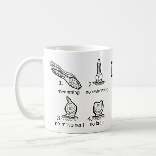 Mug Ne soyez pas une mer injectent avec des images - (Gauche)