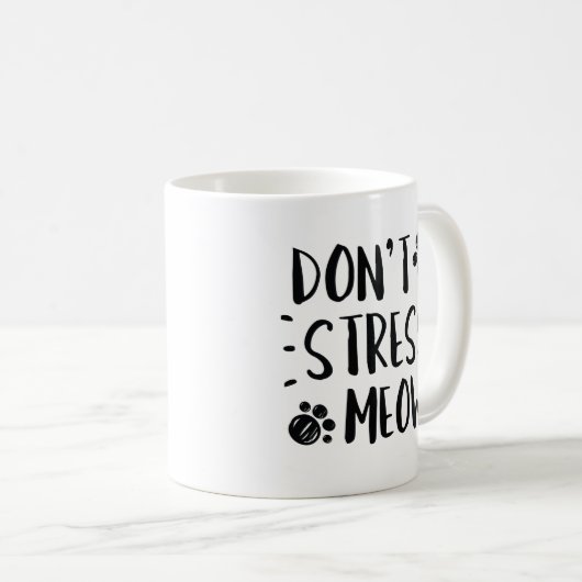 Mug Ne stress pas Meowt (Devant droit)