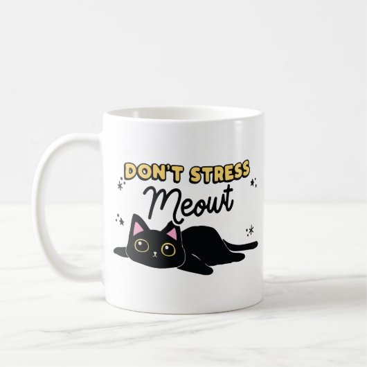 Mug Ne stresse pas chat (Gauche)
