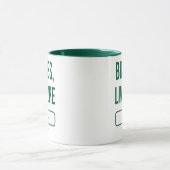 Mug Ne suivez plus la routine : achetez moins, vivez p (Centre)