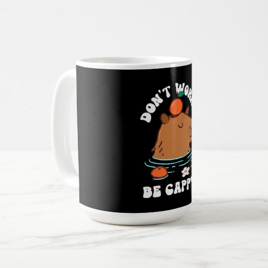 Mug Ne t'inquiète pas d'être heureux (Devant gauche)