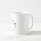 Mug Ne t'inquiète pas, sois heureux (Devant droit)