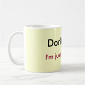 Mug Ne tirez pas, je suis juste le pasteur ! (Gauche)