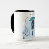 Mug Ne tombez pas sur quelque chose derrière vous (Devant gauche)