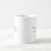 MUG NE TOUCHE PAS MON BRAILLE (IMPRIMER) (Centre)