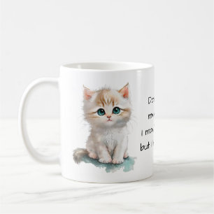 Mug Ne touchez pas à mon café... j'ai des griffes. Cut
