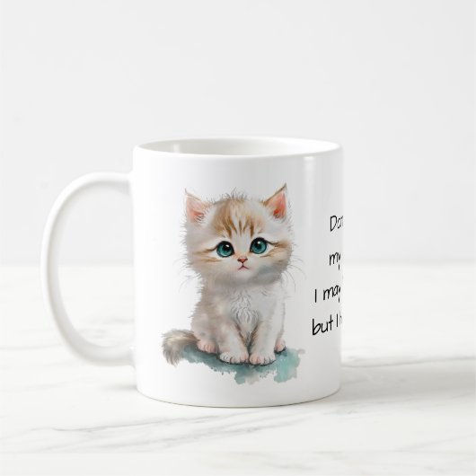 Mug Ne touchez pas à mon café... j'ai des griffes. Cut (Gauche)