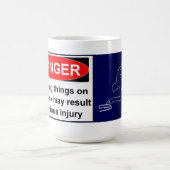 Mug Ne touchez pas les choses sur mon bureau ! (Centre)