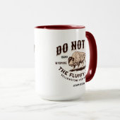 Mug Ne Touchez Pas Les Vaches Douces Bison De Yellowst (Devant droit)