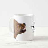 Mug Ne touchez pas mon café ! ! (Devant gauche)