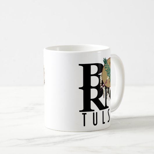 Mug NÉ Tulsa Oklahoma 11oz (Devant droit)