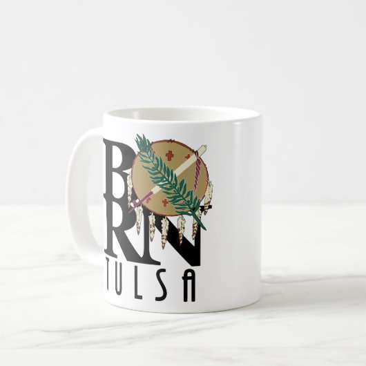 Mug NÉ Tulsa Oklahoma 11oz (Devant gauche)