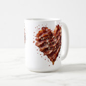 Mug Ne Va Pas Bacon Mon Coeur, Drôle (Devant droit)