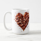 Mug Ne Va Pas Bacon Mon Coeur, Drôle (Gauche)