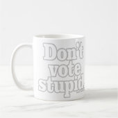 Mug Ne votez pas stupide (Gauche)