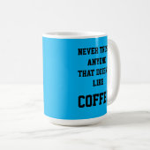 Mug Ne vous fiez jamais à quelqu'un qui n'aime pas le (Devant droit)