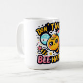 Mug Ne vous inquiétez pas d'être heureux (Devant gauche)