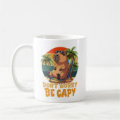 Mug Ne vous inquiétez pas être Capy Funny Capybara (Gauche)